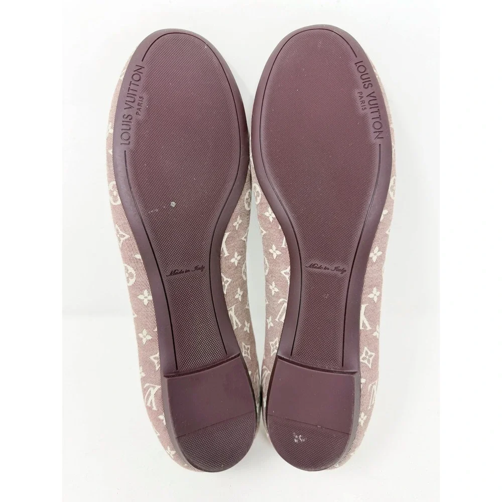 Louis Vuitton Monogram‎ Ballet Flats Pink Patent Bow Y2K Marc Jacobs EU 39